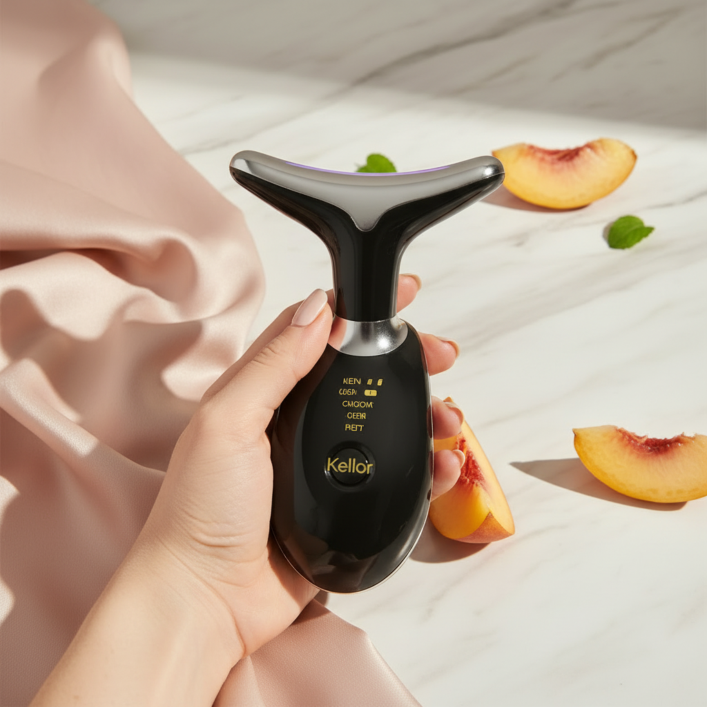 Kellor LED massager horizontaal onder knop