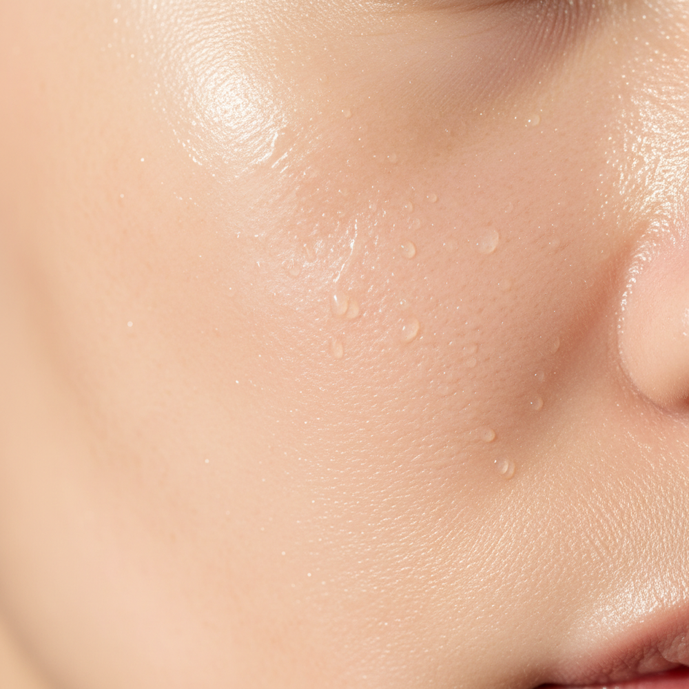 Na - Dewy glowy huid