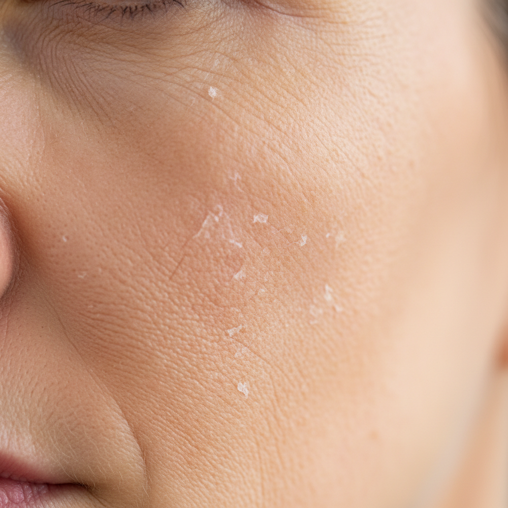 Voor - Droge doffe huid