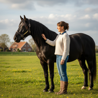 Vrouw met paard 1