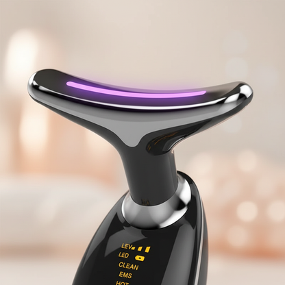 Zwarte LED Massager - Detail